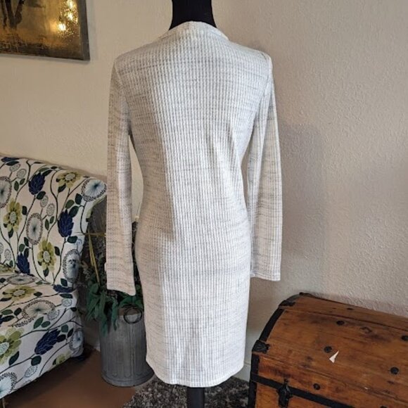 NINE BRITTON Blair Button Waffle Duster Cardigan- Size Small - Picture 2 of 9